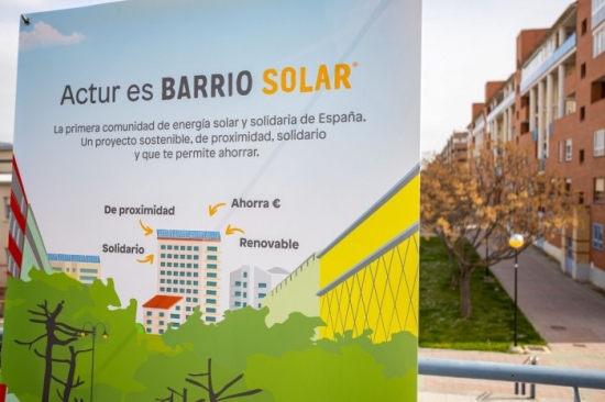Zaragoza alberga el primer Barrio Solar de España