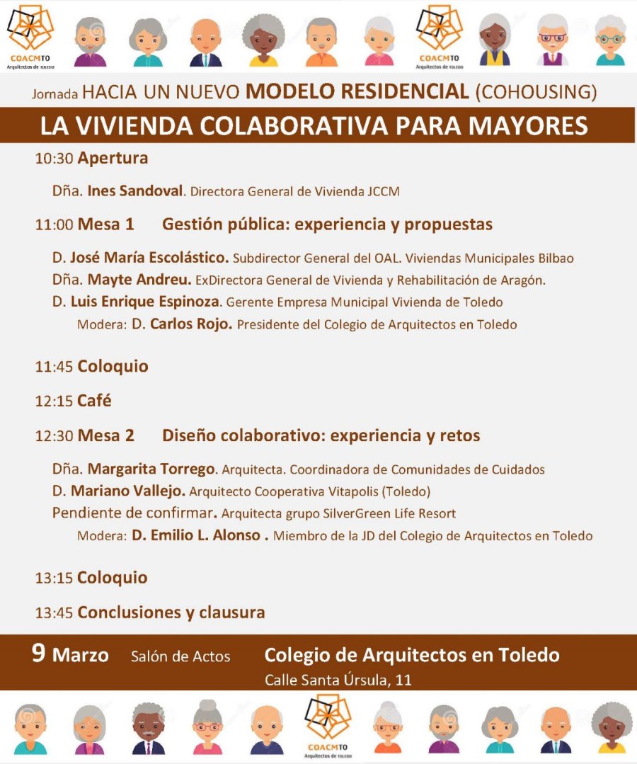Jornada: Hacía un nuevo Modelo Residencial (Cohousing). La vivienda Colaborativa para mayores. Jose María Escolástico